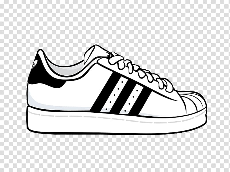 white and black adidas Superstar art, Adidas Originals Shoe Sneakers Adidas Superstar, adidas classic shoes shells transparent background PNG clipart