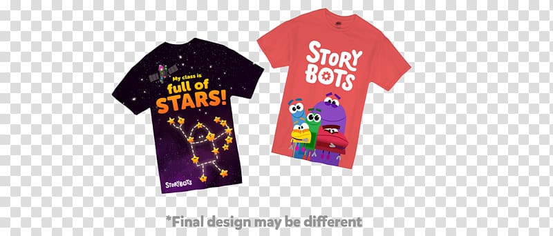 T-shirt StoryBots Sleeve Outerwear, T-shirt transparent background PNG clipart T-shirt StoryBots Sleeve Outerwear, T-shirt transparent background PNG clipart