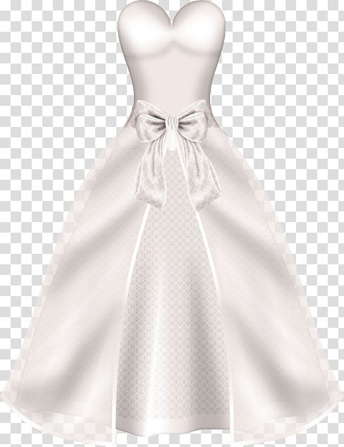Wedding dress Wedding invitation Clothing, dress transparent background PNG clipart