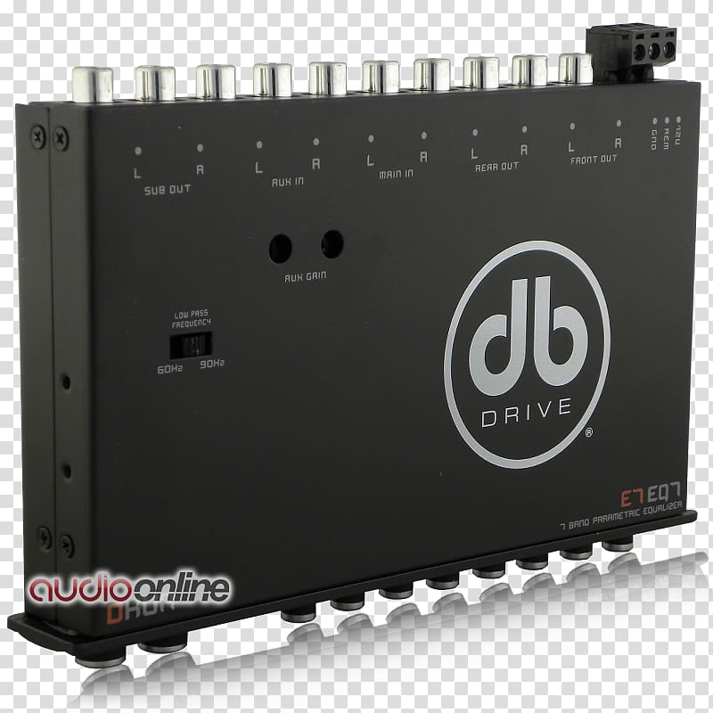 Parametric equalization Electronics Subwoofer Preamplifier, Eq transparent background PNG clipart