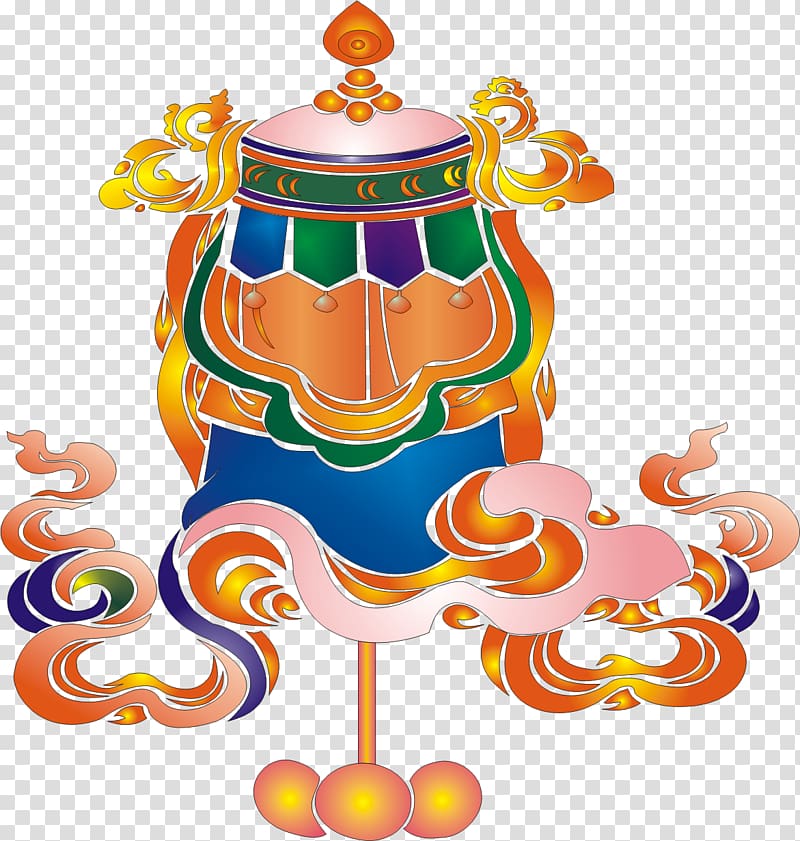 Tibetan art Ashtamangala Buddhist symbolism, symbol transparent background PNG clipart