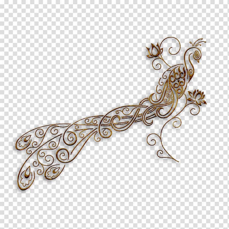 peafowl wall decor, Tattoo Mehndi Peafowl Henna, peacock transparent background PNG clipart