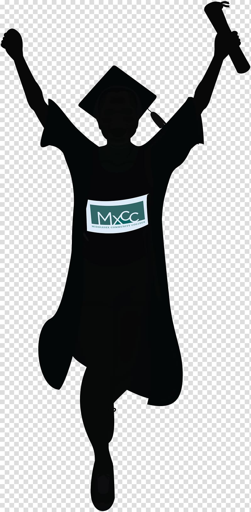 Middlesex Community College Cap and Gown 5K Evening gown Dress, gown transparent background PNG clipart