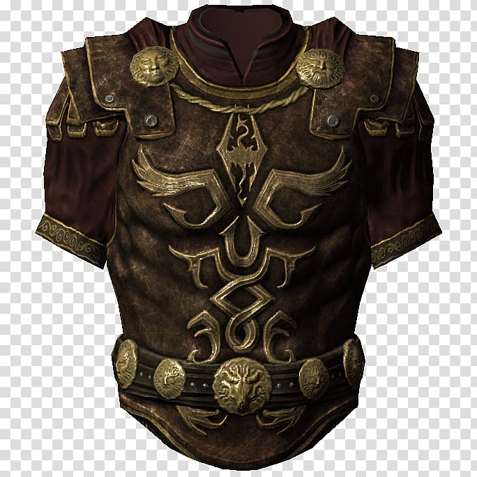 Armour Cuirass General Tullius The Elder Scrolls V: Skyrim – Dragonborn Body armor, armour transparent background PNG clipart