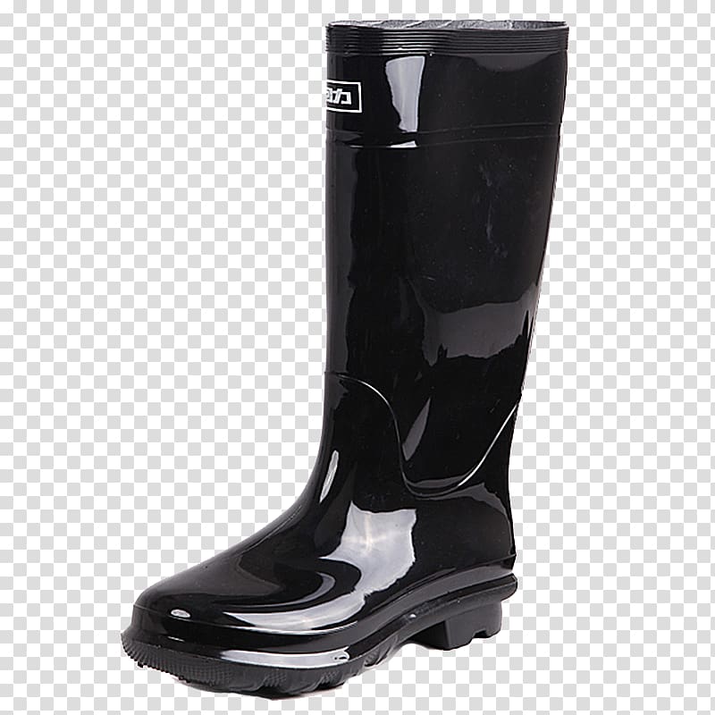Riding boot Shoe Wellington boot Steel-toe boot, Black rubber boots transparent background PNG clipart