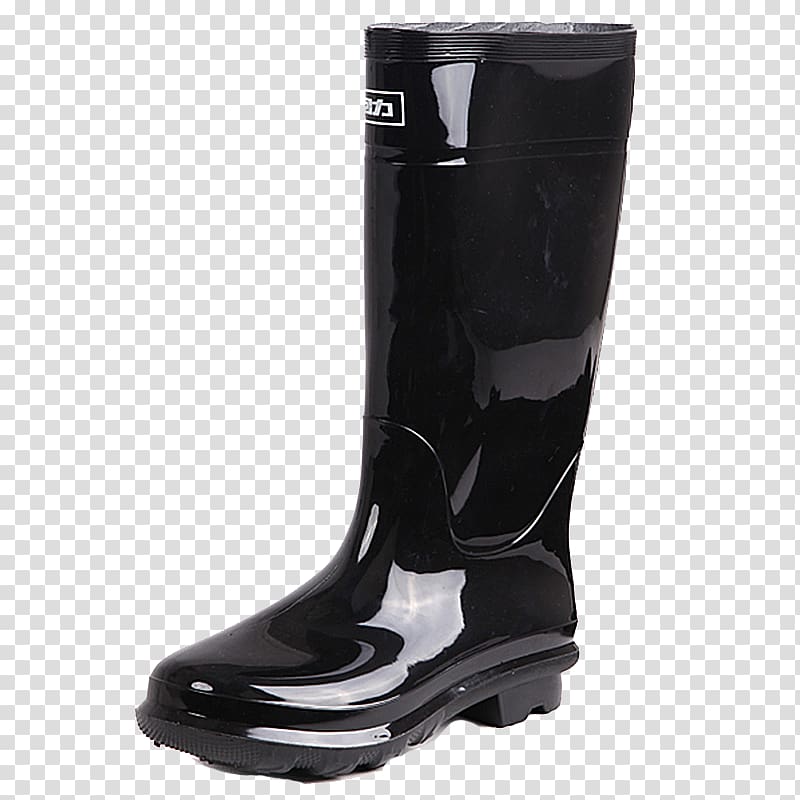 black galoshes