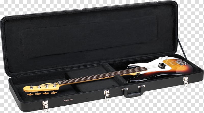 Musical Instruments Bass guitar Road case Electric guitar, bass transparent background PNG clipart