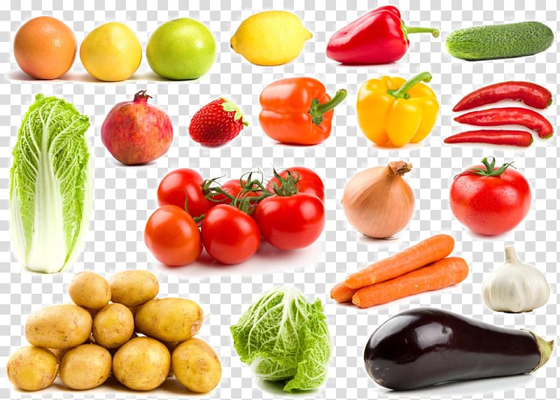 vegetable lot, Bell pepper Vegetable Fruit Tomato Food, Fresh vegetables transparent background PNG clipart