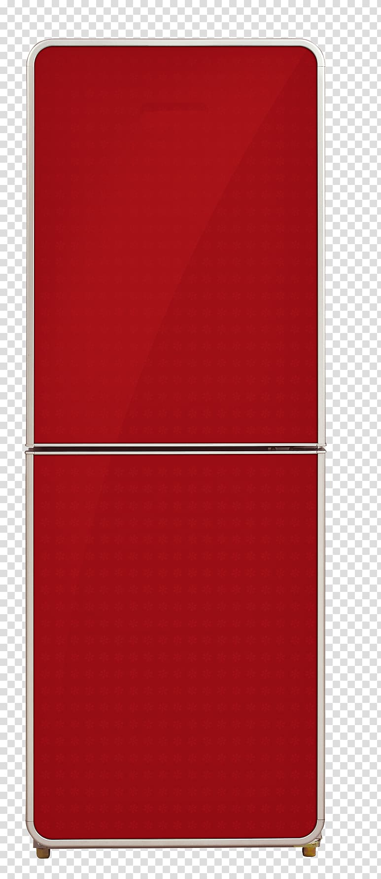 Refrigerator Icon, Red refrigerator transparent background PNG clipart