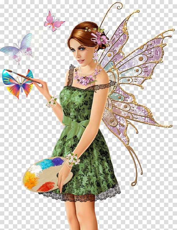 Fairy Mermaid , 3d book transparent background PNG clipart