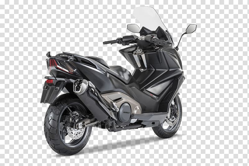 Scooter Exhaust system Yamaha XMAX Akrapovič Wheel, scooter transparent background PNG clipart