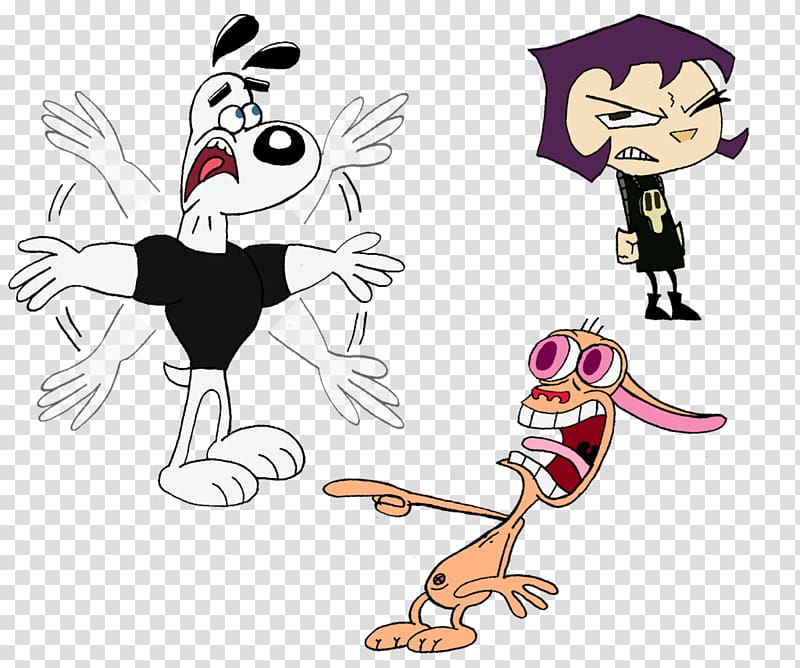 Nicktoons Drawing Cartoon Nickelodeon, Ren and stimpy transparent background PNG clipart