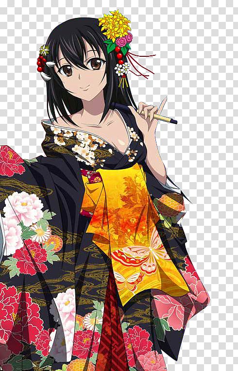 Anime Strike the Blood Mangaka, japan kimono transparent background PNG clipart