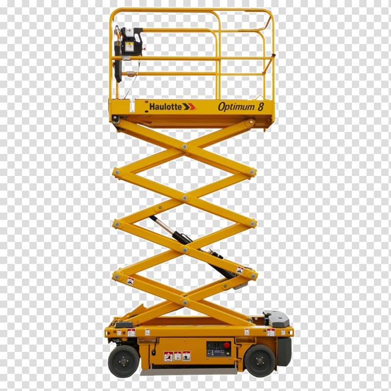 Aerial work platform Haulotte Architectural engineering Forklift Elevator, Haulotte transparent background PNG clipart