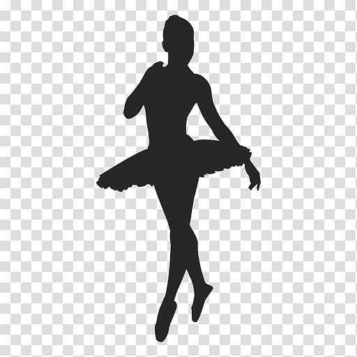 Ballet Dancer Silhouette, Dancers transparent background PNG clipart