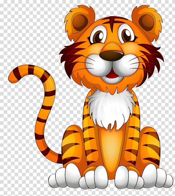 tiger illustration, Tiger , safari transparent background PNG clipart