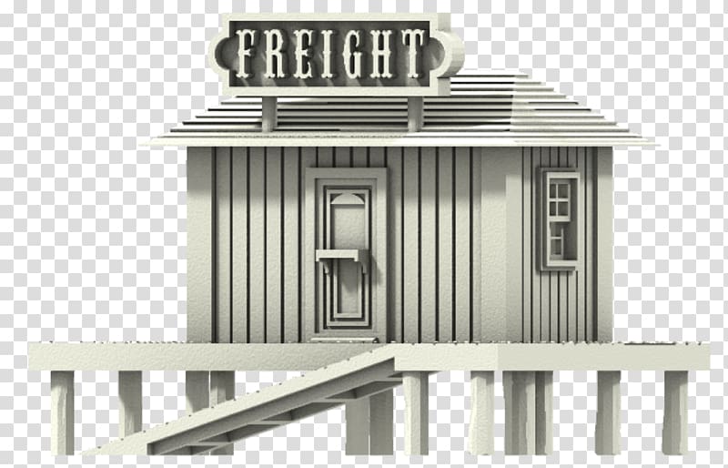 N scale Building Rail transport modelling Facade, old barn transparent background PNG clipart
