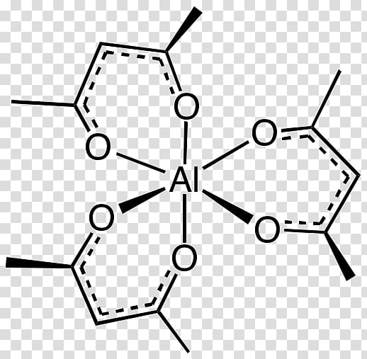 Acetylacetone Metal acetylacetonates Aluminium acetylacetonate Coordination complex Chromium(III) acetylacetonate, solid geometry transparent background PNG clipart