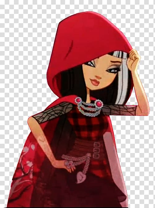 Ever After High Little Red Riding Hood Character Once Upon a Time, cerise transparent background PNG clipart