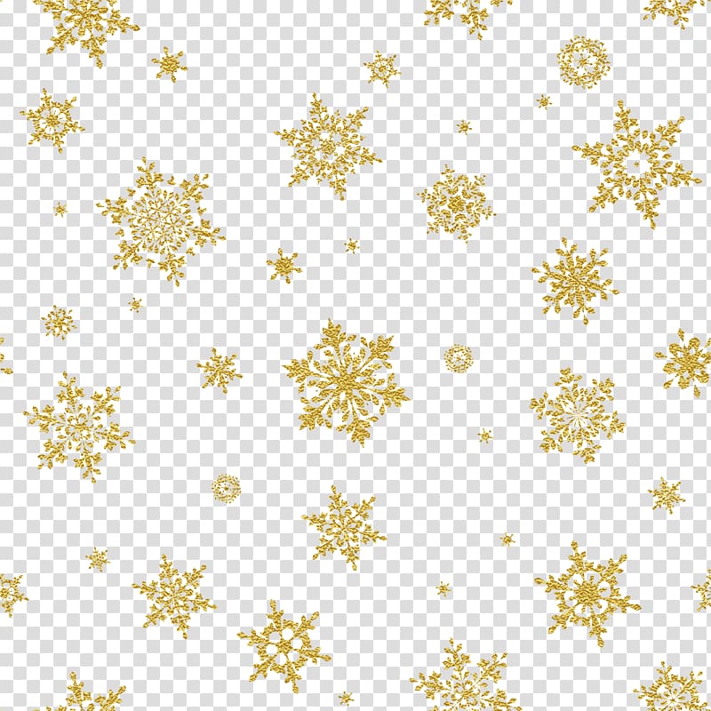 yellow simple snowflake border texture transparent background PNG clipart