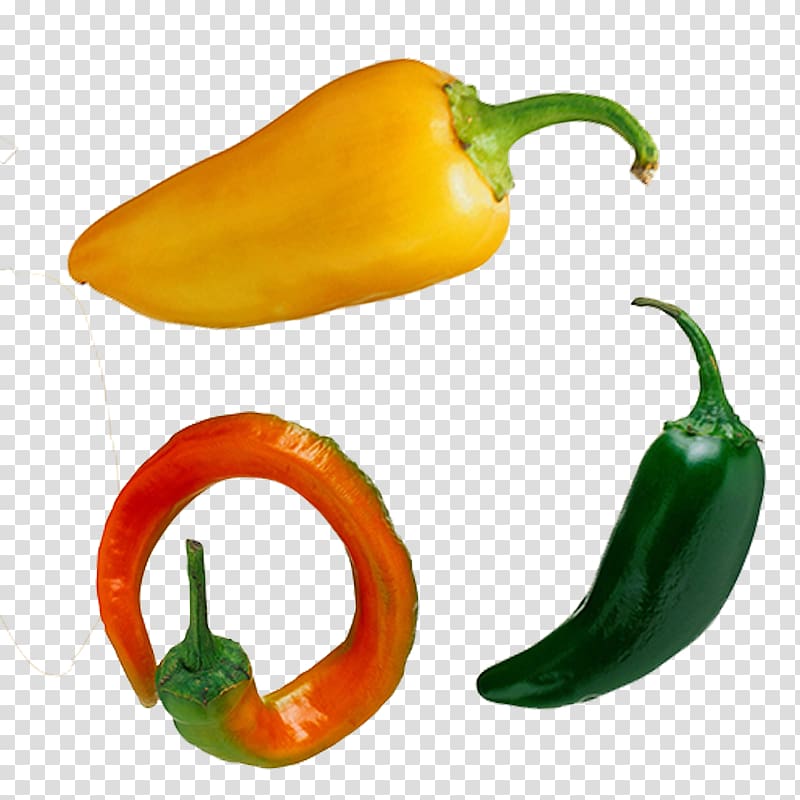 Serrano pepper Cayenne pepper Habanero Jalapexf1o Bell pepper, Red chili pepper chili green pepper transparent background PNG clipart