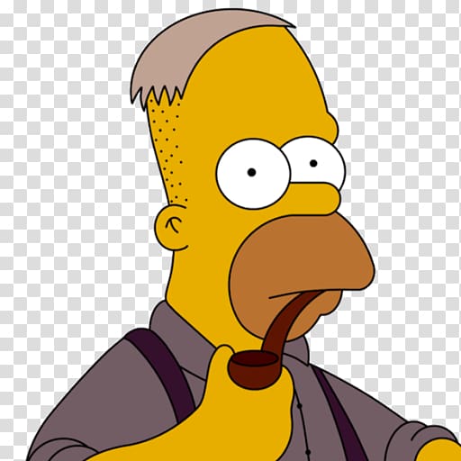 Grampa Simpson Homer Simpson Bart Simpson Marge Simpson Herbert Powell, Bart Simpson transparent background PNG clipart