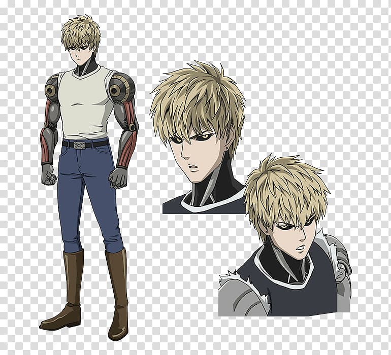 One Punch Man Genos Cosplay Cyborg Costume, one punch man transparent background PNG clipart