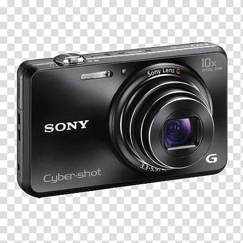 Point-and-shoot camera Zoom lens Active pixel sensor Sony, Sony Digital Camera transparent background PNG clipart