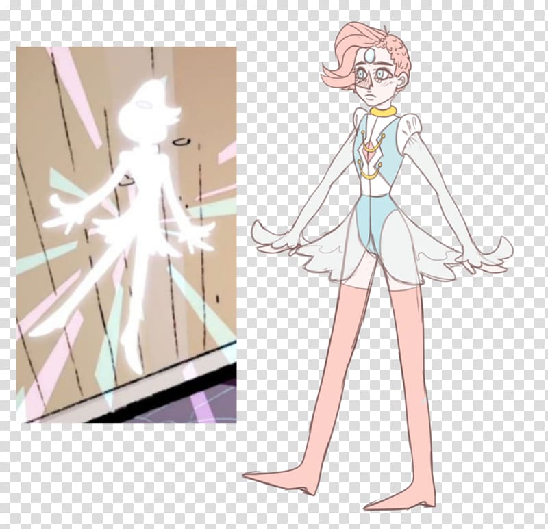 Pearl Steven Universe Concept art Fan art, Pink Pearl transparent background PNG clipart