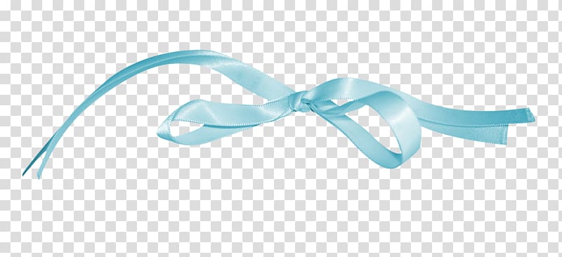 Ribbon Blue Shoelace knot Gift, Gift with bow transparent background PNG clipart