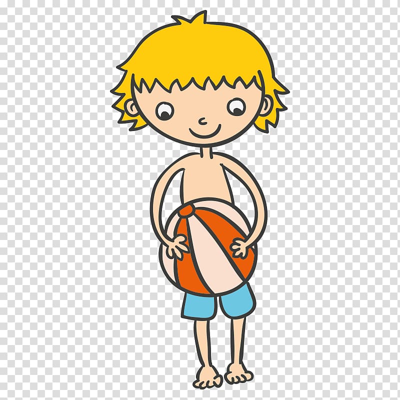 Volleyball Free Boy , Cartoon characters,little boy transparent background PNG clipart