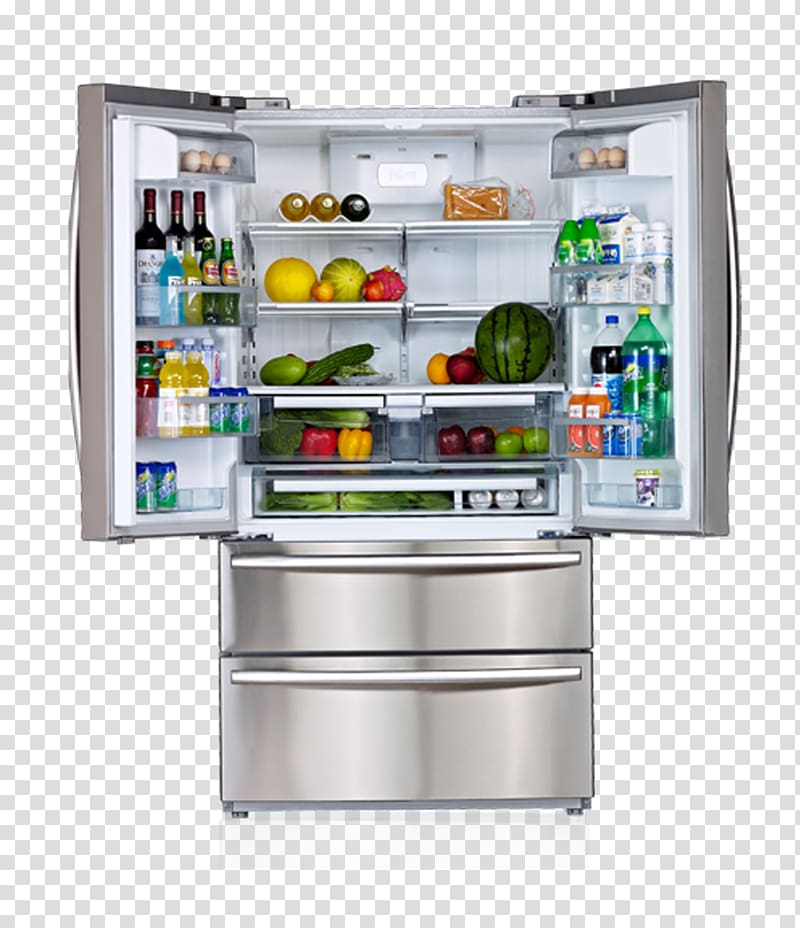 Whirlpool Corporation Refrigerator Door Refrigeration, Refrigerator transparent background PNG clipart