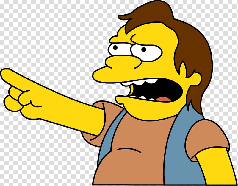 The Simpson character illustration, Nelson Muntz Bart Simpson, Dafon transparent background PNG clipart