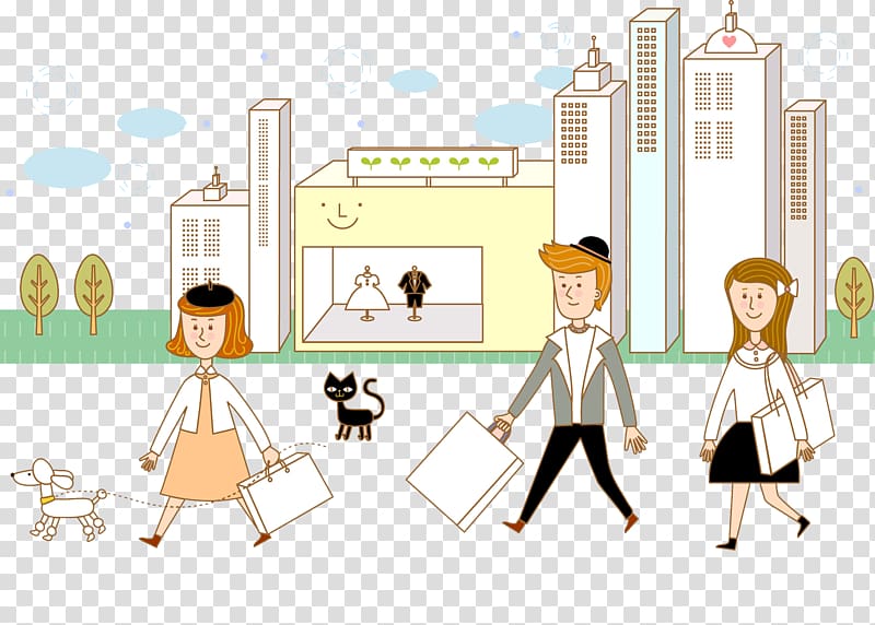 People at work transparent background PNG clipart