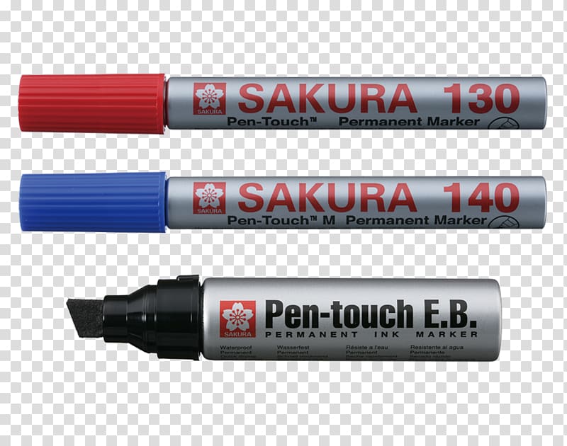 Marker pen Paper Permanent marker Sakura Color Products Corporation, Water Resistant Mark transparent background PNG clipart