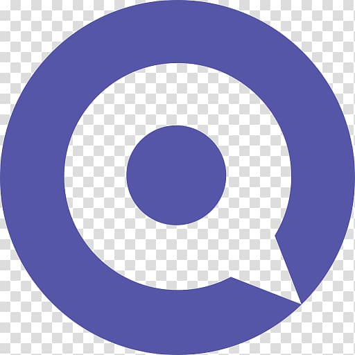 round purple target logo, Qordoba Logo transparent background PNG clipart