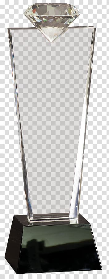 Trophy Crystal Award Glass Material, Trophy transparent background PNG clipart