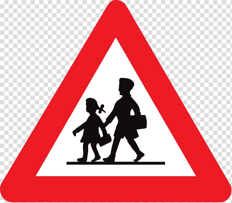 School zone Road Traffic , road transparent background PNG clipart
