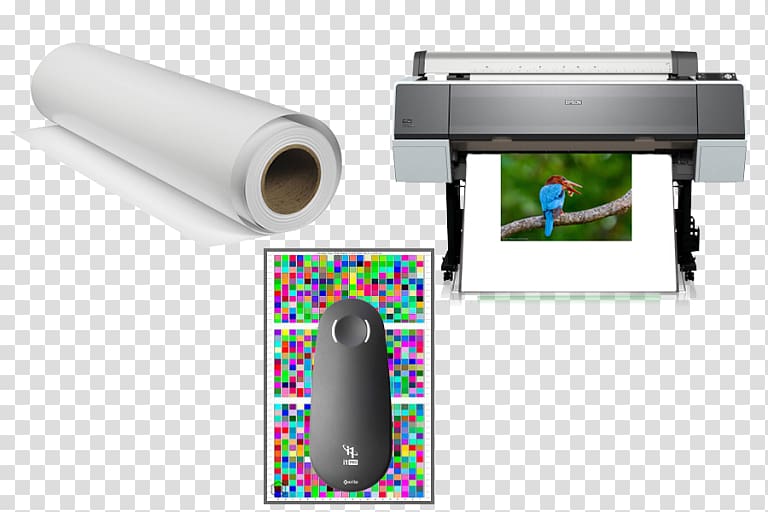 Paper Wide-format printer Inkjet printing Ink cartridge, printer transparent background PNG clipart
