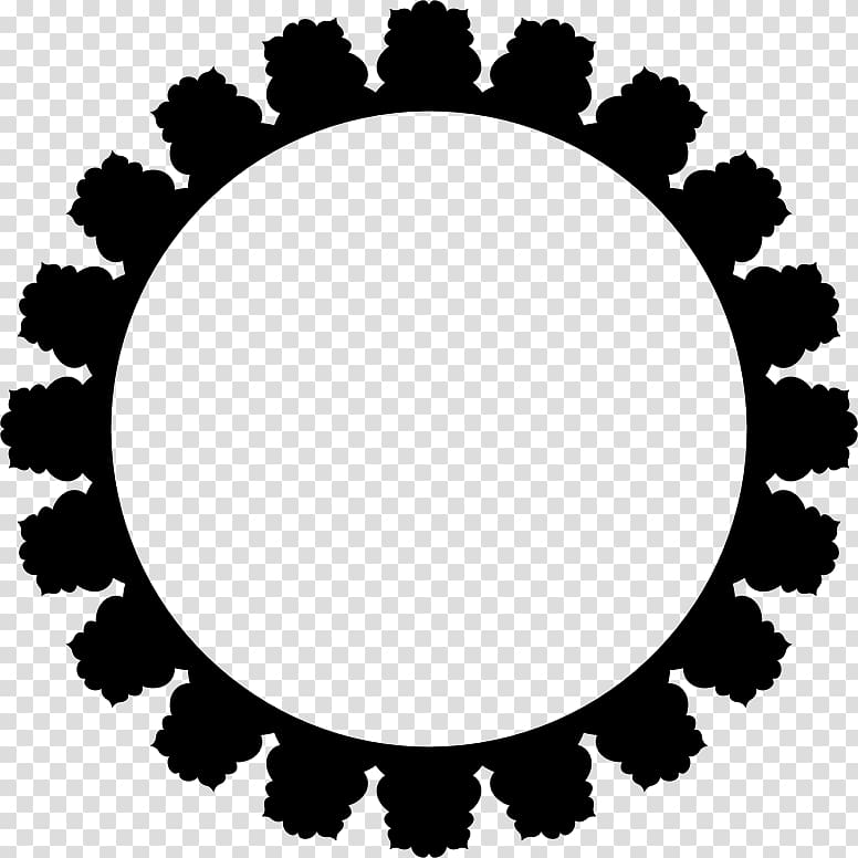 Black Circle Ring , frame silhouette transparent background PNG clipart