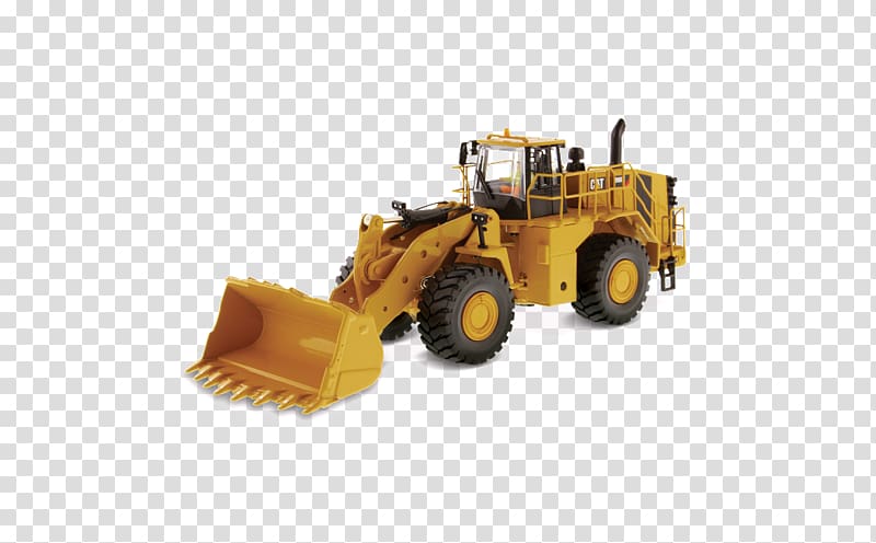 Bulldozer Caterpillar Inc. Loader Die-cast toy Machine, bulldozer transparent background PNG clipart