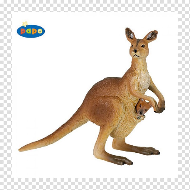 Kangaroo Papo Toy Macropods Figurine, kangaroo transparent background PNG clipart