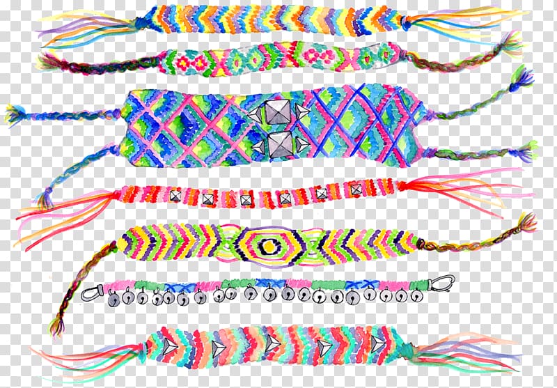 Line Font, friendship bracelets transparent background PNG clipart