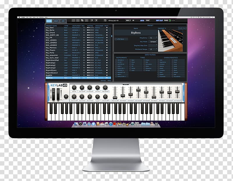 Music workstation Musical keyboard Arturia MIDI keyboard Computer, Computer transparent background PNG clipart