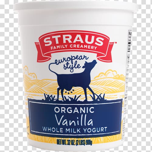 Milk Organic food Ice cream Yoghurt Straus Family Creamery, milk transparent background PNG clipart