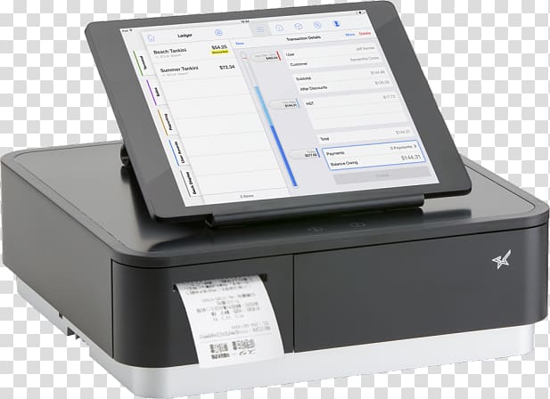 Point of sale Printer Square, Inc. Star Micronics Thermal printing, printer transparent background PNG clipart