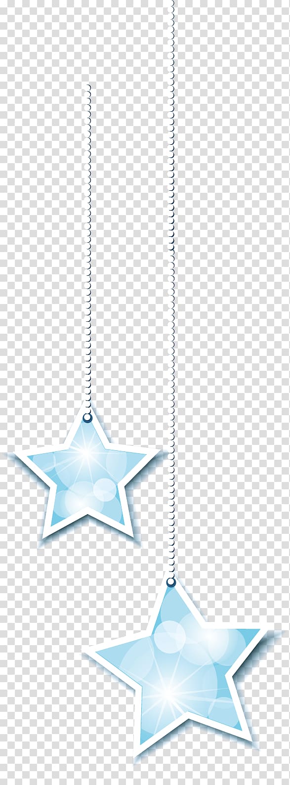 blue star transparent background PNG clipart