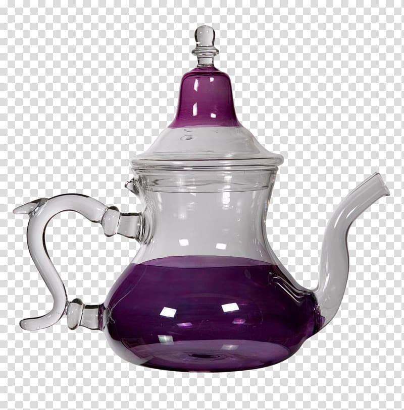 Teapot Maghrebi mint tea Moroccan cuisine Glass, tea transparent background PNG clipart