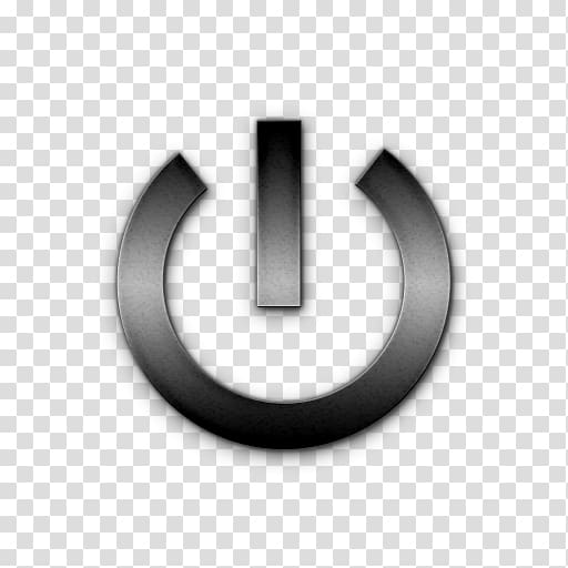 Power symbol Desktop Computer Icons Button , Button transparent background PNG clipart