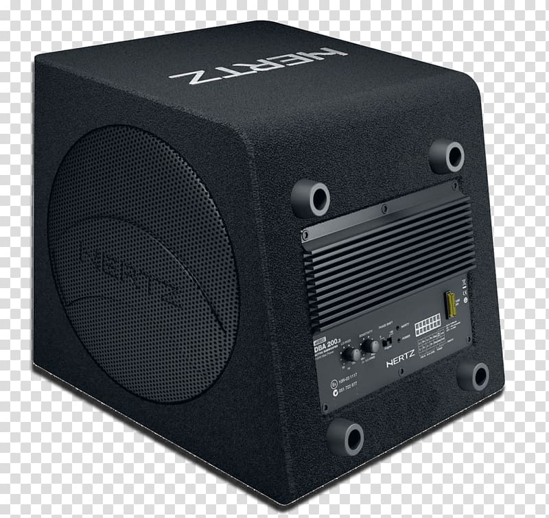 Subwoofer Hertz Loudspeaker enclosure Vehicle audio Amplifier, mystery transparent background PNG clipart